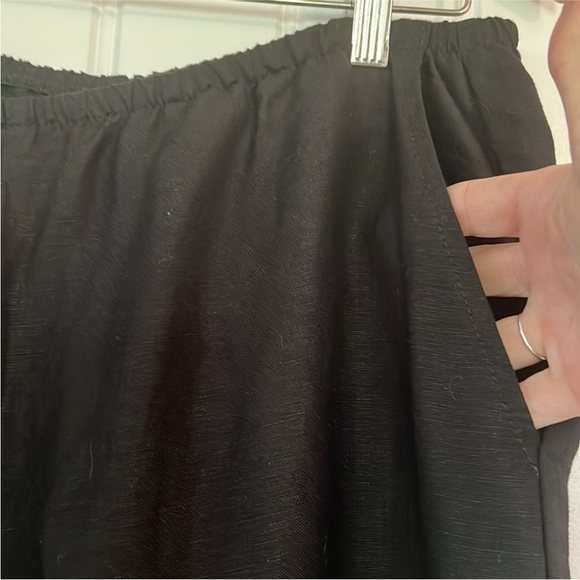 Flax Wide Leg Pull On Linen Blend Pants S - Picture 3 of 6